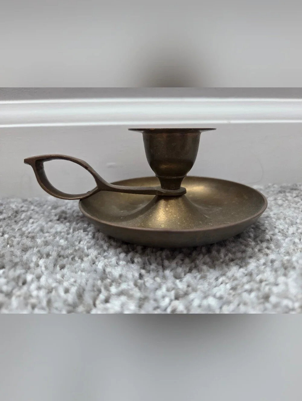 Brass Chamberstick Candle Holder